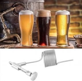 img 2 attached to Get Perfect Beer Sampling With 304 Stainless Steel Coil Defrother, The Ultimate Homebrewing Tool