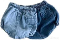 🩳 2pcs unisex loose harem shorts for baby girls and boys - colorful denim toddler bloomers shorts логотип