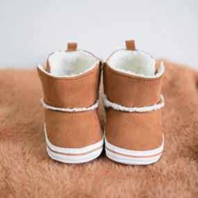img 2 attached to Cozy & Stylish Winter Boots For Baby Girls - Plush, Warm & Soft Sole!