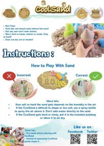 img 1 attached to 2 Pound Resealable Bag Of CoolSand Sparkling Purple Amethyst Moldable Indoor Play Sand - Perfect For Sensory Play And Exploration