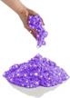 2 pound resealable bag of coolsand sparkling purple amethyst moldable indoor play sand - perfect for sensory play and exploration logo