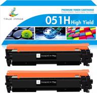 true image compatible toner cartridge for canon 051h/crg051 - high quality dual pack for mf264dw/mf267dw/lbp162dw printers logo