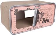 district 70 sardine cardboard cat scratcher, 60x30x30cm pink - ultimate kitty entertainment! logo