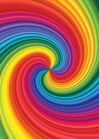 img 4 attached to Rainbow Swirl 1000 Piece Jigsaw Puzzle By Colorcraft