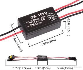 img 1 attached to HUIQIAODS 12V GS-100D Car Controller for BMW Fog Light Control High Beams With H11 Wire Connector,2 Pack: Enhance Visibility and Driving Safety!