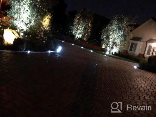 img 1 attached to 16-Pack Solar Driveway Lights With 6 LEDs, Waterproof And Wireless Dock Lights For Path Warning, Garden, Walkway, Sidewalk Steps - Bright White Screw-In Solar Deck Lights By Happybuy review by Donald Vargas