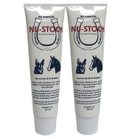 img 1 attached to 🐾 12 Ounce All Purpose Nu-Stock by Pierce, Pack of 2 Tubes, for Animals