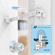 🐱 neobay adjustable cat door latch and silicone door stopper: dog barrier & slam prevention solution logo
