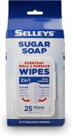 selleys 25-pack sugar soap wipes: effortlessly remove marks and stains from painted walls and surfaces логотип
