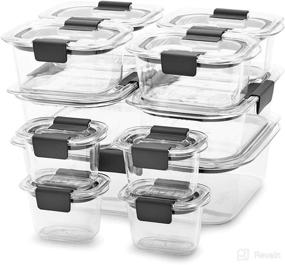 img 2 attached to Optimized Rubbermaid Brilliance Food Storage Container Set (22-Piece)