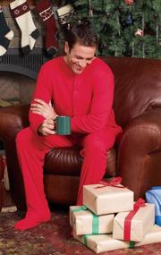 img 2 attached to 👖 Ultimate Comfort: PajamaGram Men's Cotton Onesie Pajamas