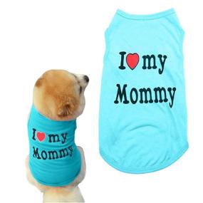 img 4 attached to Fstrend Summer Clothes T Shirts Cotton Dogs best: Apparel & Accessories