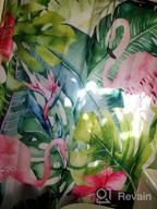 картинка 1 прикреплена к отзыву Artistic Botanical Green Leaves Shower Curtain Set With Hooks - Tropical Palm Print On White Background - 72" X 72" Fabric Bathroom Curtain For Stunning Décor от Shah Nelson