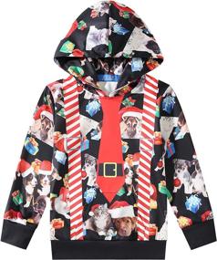 img 4 attached to SSLR Holiday Christmas Pullover Sweatshirts Boys' Clothing via Fashion Hoodies & Sweatshirts