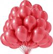 kinbon 12 inch latex party balloons - 100 pieces for weddings, birthdays, and decorations logo