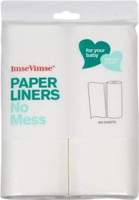 img 1 attached to Biodegradable Paper Liners For Cloth Diapers By Imse Vimse - Eco-Friendly Solution For Baby Care