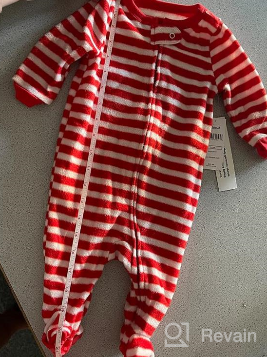 img 1 attached to 👶 Leveret 100% Cotton Christmas Footed Pajamas for Kids & Toddlers (6 Months - 5T) review by Muhamed Hogan