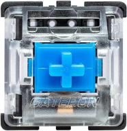 granvela 32-pack of gateron ks-8 blue switches для механических клавиатур - 3-контактный черный корпус и совместимость с smd rgb-подсветкой логотип