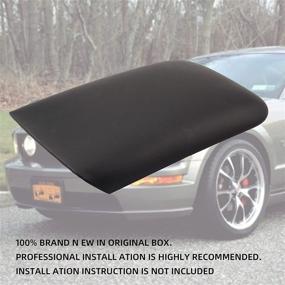 img 3 attached to 🚘 Dasbecan Center Console Armrest Lid Top Pad - Compatible with Ford Mustang 2005-2009 (Black)