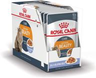 royal canin feline multipack intense beauty cat food: jelly variety 12x85g (1.02kg) logo