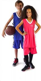 img 2 attached to Youth Boys' Basketball Uniform Set - Premium Jerseys, Shirts & Athletic Shorts For Kids Age 6-12.