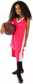 img 4 attached to Youth Boys' Basketball Uniform Set - Premium Jerseys, Shirts & Athletic Shorts For Kids Age 6-12.