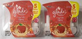 img 1 attached to 🍂 Discover the Exquisite Aroma of 10 Limited Edition Glade Plugins Scented Oil Refills - Cozy Cider Sipping Nutmeg