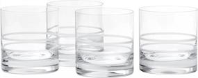 img 4 attached to Crafthouse By Fortessa Professional Barware Charles Joly Signature Collection Double Old Fashioned Glasses, 4 Count (Pack Of 1)