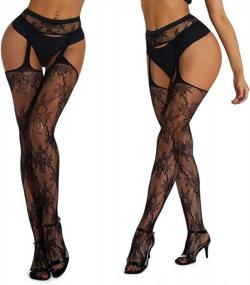 img 2 attached to Women'S High Waisted Fishnet Tights By MengPa - Perfect For Any Occasion!