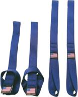 🔵 chase harper usa - 2020 powersport series soft hook tie down extenders - 1 inch x 14 inches (set of 4) - 3,100 lb break strength/12,400 lb. combined - blue logo