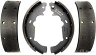 🔧 acdelco gold 17665b rear drum brake shoe set - premium bonded quality логотип