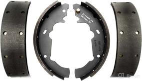 img 1 attached to 🔧 ACDelco Gold 17665B Rear Drum Brake Shoe Set - Premium Bonded Quality