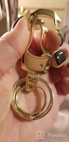 img 5 attached to Idakekiy Heavy Duty Key Chain With 2 Key Rings Carabiner Car Key Chains Organizer For Men And Women