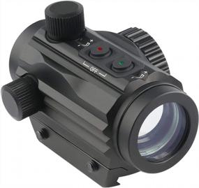 img 4 attached to 1X22 Red Dot Sight With Green Dot For Picatinny Rail Mount - High-Quality Micro Rifle Sight For Enhanced Accuracy And Precision