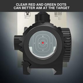 img 1 attached to 1X22 Red Dot Sight With Green Dot For Picatinny Rail Mount - High-Quality Micro Rifle Sight For Enhanced Accuracy And Precision