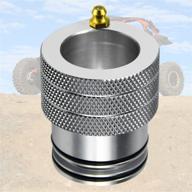 🔧 39mm wheel bearing greaser tool, cnc aluminum alloy greaser service tool for can am maverick x3 &amp; max turbo rr 2017~2022 - silver логотип