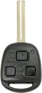 🔑 enhanced keyless2go replacement: new uncut keyless remote combo flip key fob for fcc hyq12bbt-compatible vehicles logo