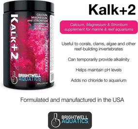 img 3 attached to 🐠 Brightwell Aquatics Kalk+2: Advanced Powdered Kalkwasser Supplement for Marine Fish & Aquariums - Boost Calcium, Magnesium & Strontium Levels