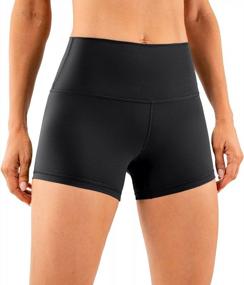img 2 attached to Experience All-Day Comfort: Lavento Women'S Buttery Soft Yoga Shorts - Perfect For Your Active Lifestyle!