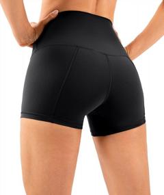 img 1 attached to Experience All-Day Comfort: Lavento Women'S Buttery Soft Yoga Shorts - Perfect For Your Active Lifestyle!