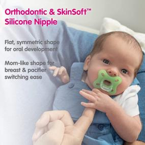 img 2 attached to Испытайте полный комфорт с легкой силиконовой пустышкой MAM + чехлом для стерилизатора для вашего ребенка