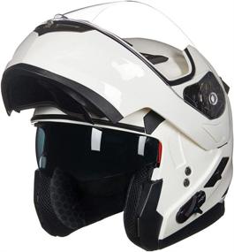 img 3 attached to ILM Bluetooth Integrated Modular Flip Up Full Face Motorcycle Helmet Sun Shield Mp3 Intercom Model 953 (S