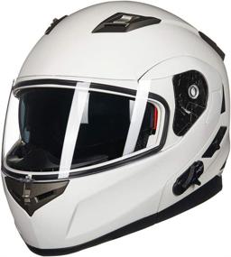 img 2 attached to ILM Bluetooth Integrated Modular Flip Up Full Face Motorcycle Helmet Sun Shield Mp3 Intercom Model 953 (S