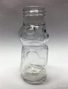 img 1 attached to 🍯 Clearview Containers 24 Pack: Honey Bear Squeeze Bottles with Screw Cap Lid - 2 oz Plastic Bears with Black Cap