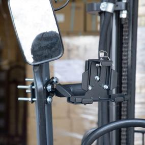 img 2 attached to 7 Inch Robust Forklift Tablet Mount For Retail - ARKON Black
