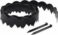 dimex 20-feet landshark pound-in scallop plastic landscape edging project kit (3510-20c-3) for enhanced landscaping logo