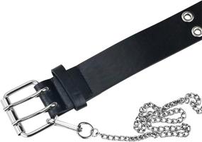 img 1 attached to Belt Women Womens Black Wide Women's Accessories and Belts