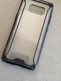 img 7 attached to Тонкий чехол для Galaxy S8 с противоскользящим покрытием и усиленной защитой углов - Poetic Affinity For Samsung Black/Clear