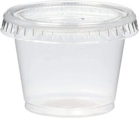 img 1 attached to 🍮 Reditainer 1 oz Jello Shot Souffle Portion Cups with Lids (Pack of 100)