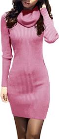 img 4 attached to V28 Vintage Stretchable Elasticity Sweater Women's Clothing ~ Dresses